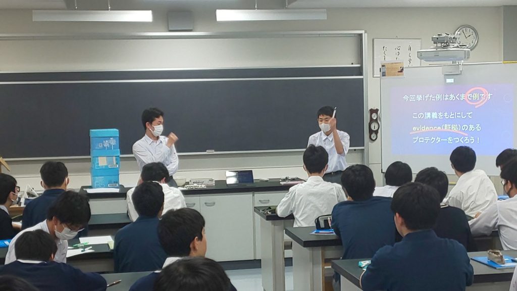 高１探究、エッグドロップ